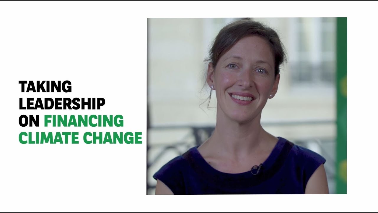 Taking leadership on financing climate change