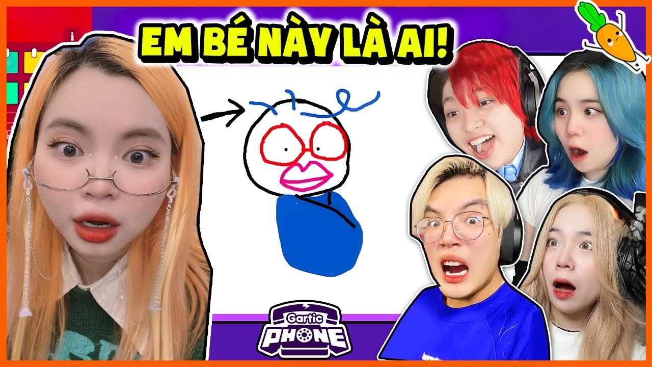 KAMUI VÀ HERO TEAM THỬ THÁCH VẼ EM BÉ PHONG CẬN PHIÊN BẢN ĐỘC LẠ TRONG GARTIC PHONE