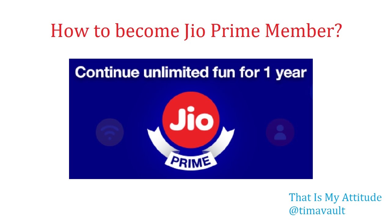 How to become Jio Prime user - Rs.99