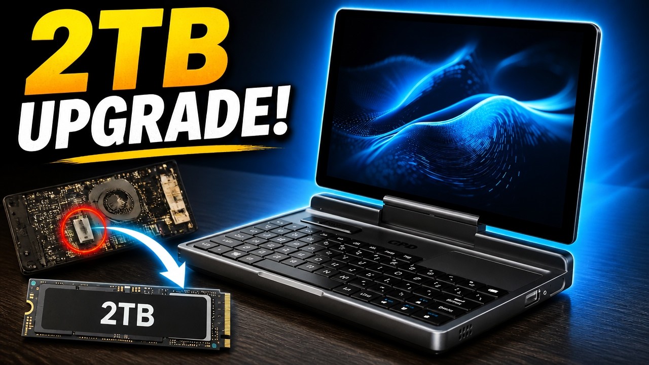 Распаковка GPD MicroPC 2 и установка SSD на 2 ТБ!