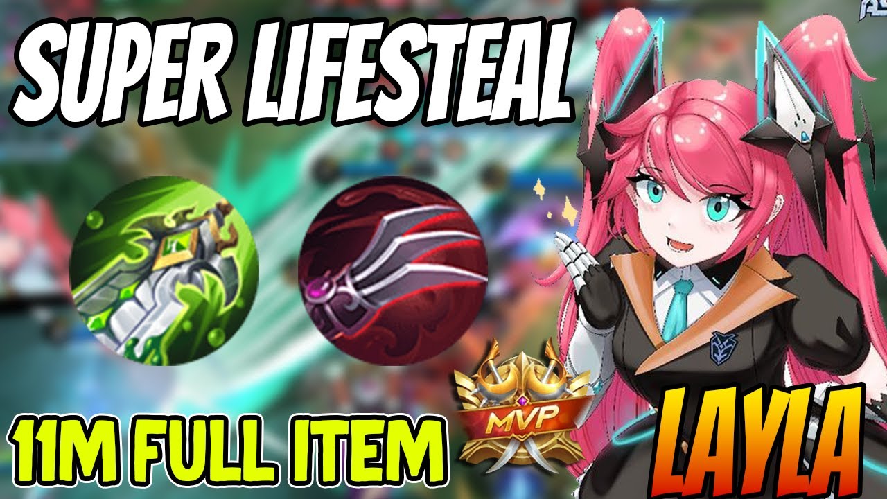 LAYLA ONE HIT BUILD FULL CRITICAL - Layla Best Build 2023 ~ MLBB