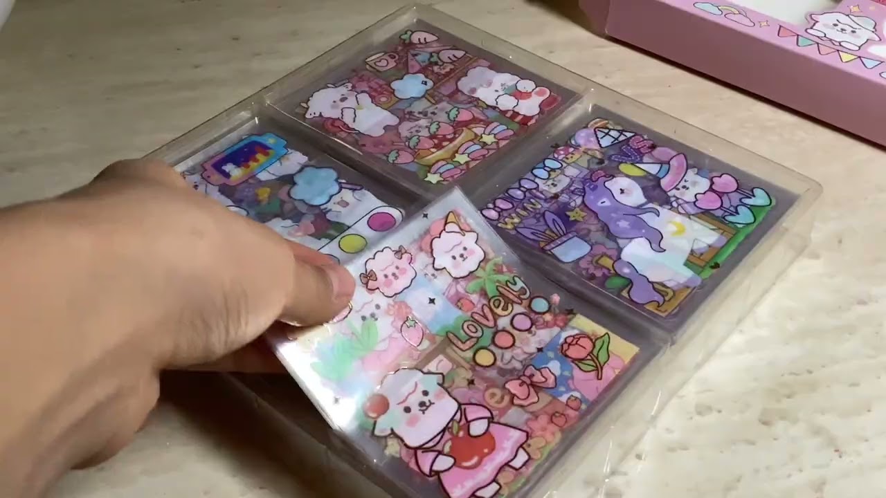 Sticker unpacking!