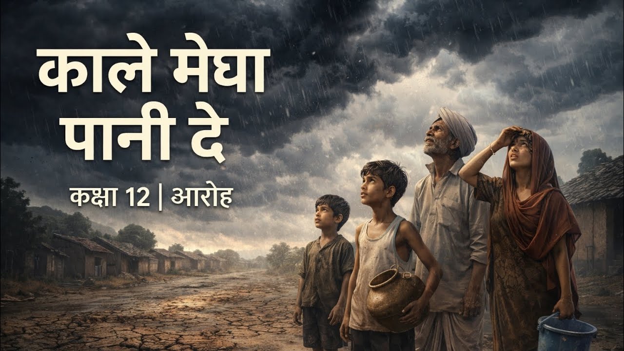 काले मेघा पानी दे | Class 12 Hindi| Aaroh | Full Explanation | Audio Podcast Explanation| Board Exam