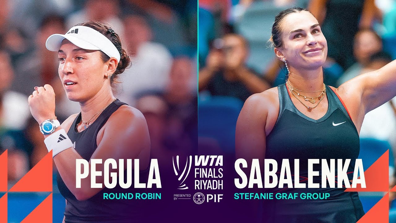 Aryna Sabalenka vs. Jessica Pegula | 2025 WTA Finals Riyadh | WTA Match Highlights