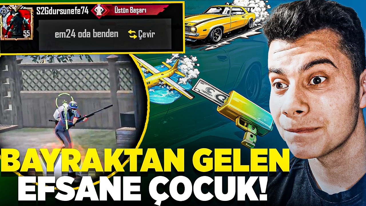 BAYRAKTAN GELEN EFSANE ÇOCUK!  PUBG MOBİLE