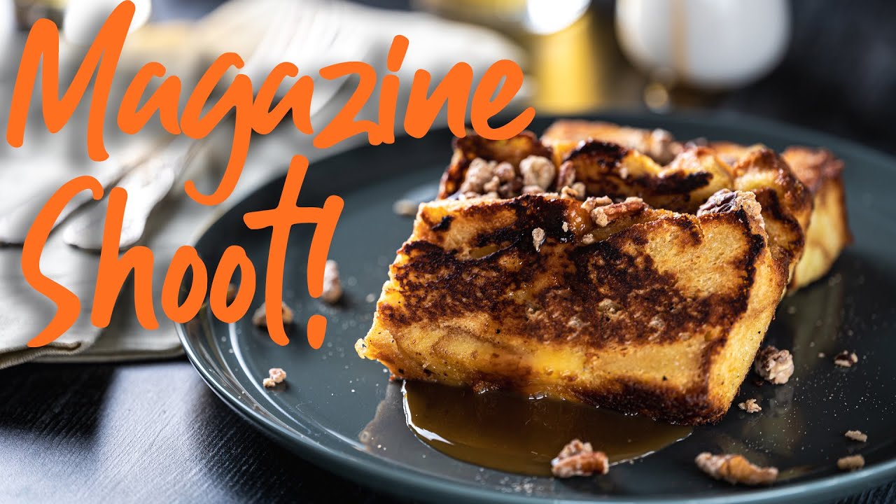 MAGAZINE Shoot in the HOME Studio! | Food Photography