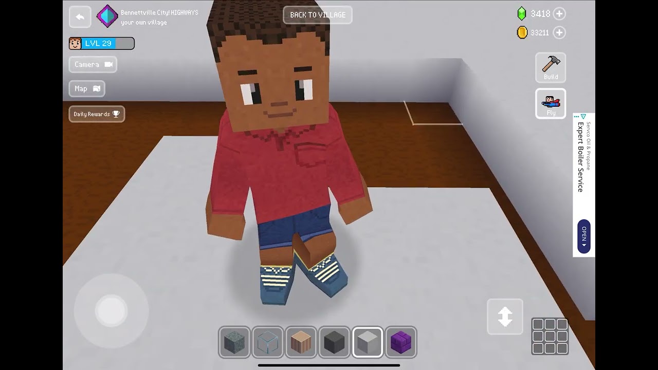 Part 1 Building A school Block Craft 3d High School