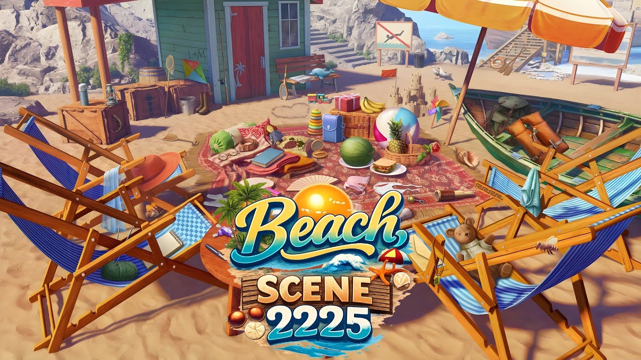 June's Journey Scene 2225 | Vol 09 Ch 50 | Beach | Mastered Scene [4K UHD 60FPS]