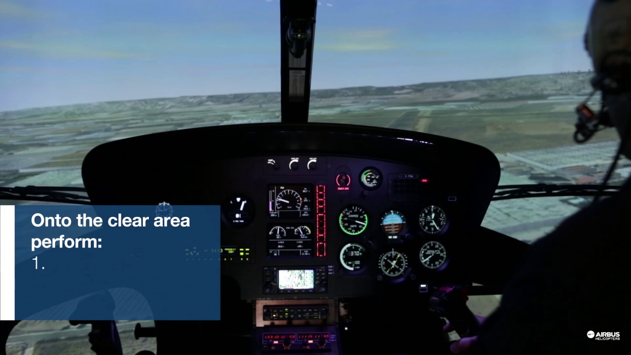 Simulated Failure Procedure FFS AS350 B3/H125 - Hydraulic Failure