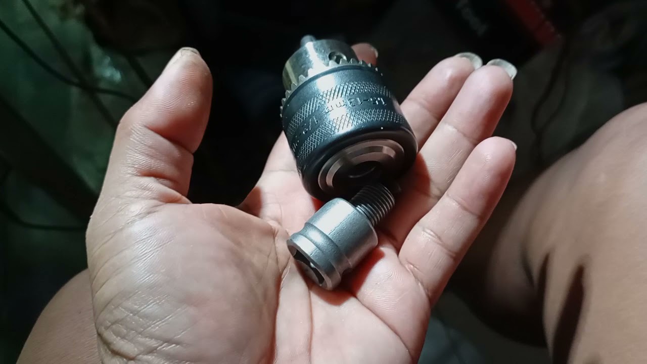 mengubah mesin impact wrench ke mesin bor 13mm