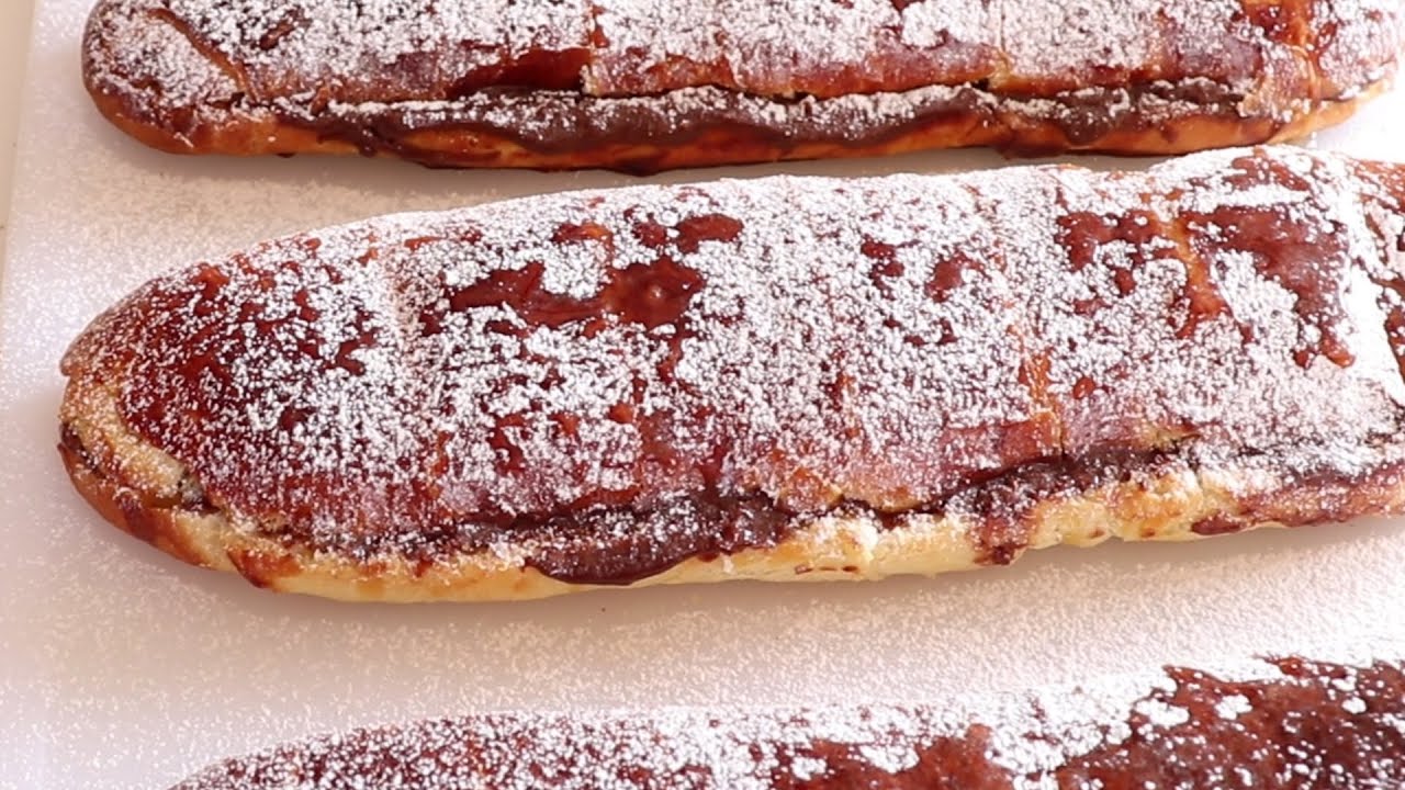 بريوش بالشوكولا  Brioche fourrée au chocolat