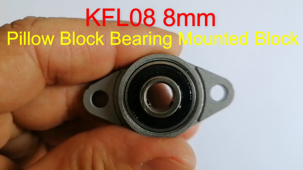 KFL08 8mm / Pillow Block Bearing Mounted Block
