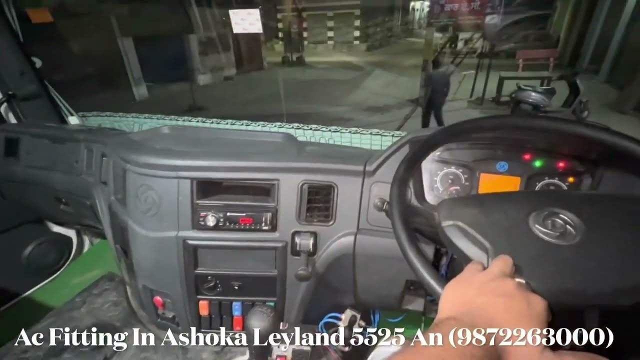 Ac Fitting in Ashoka Leyland 5525 AN ||BS6  , 2023||
