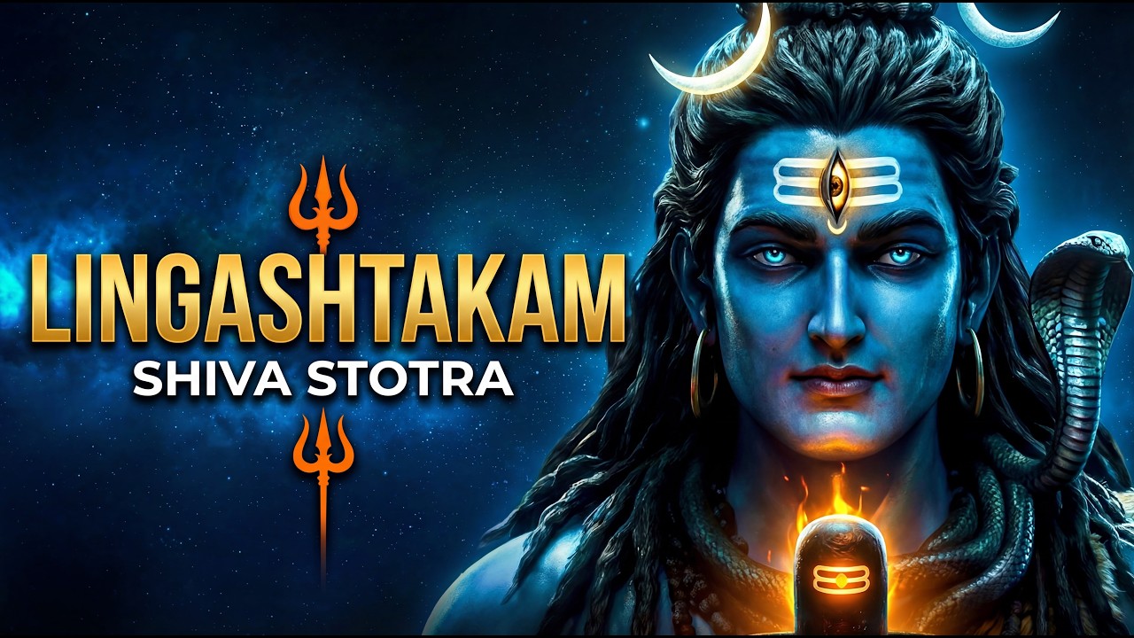 Lingashtakam (लिंगाष्टकम्) | Brahma Murari Surarchita Lingam | Shiva Bhajan with Lyrics
