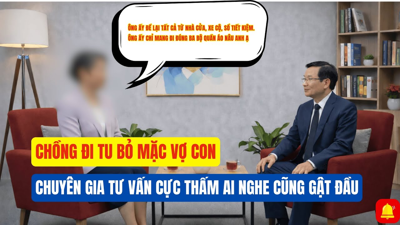 Chồng Đi Tu Bỏ Mặc Vợ Con - Chuyên Gia Tư Vấn Cực Thấm Ai Nghe Cũng Gật Đầu