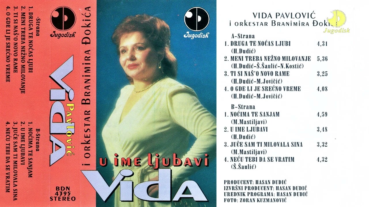 Vida Pavlovic - Meni treba nezno milovanje [Official Audio 1996]