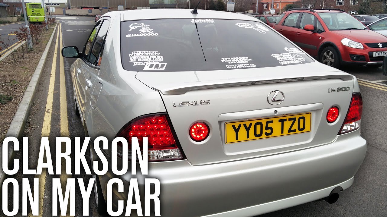 CLARKSON ON MY CAR (WINDOW DECALS) | Lexus IS200 Car Vlog!