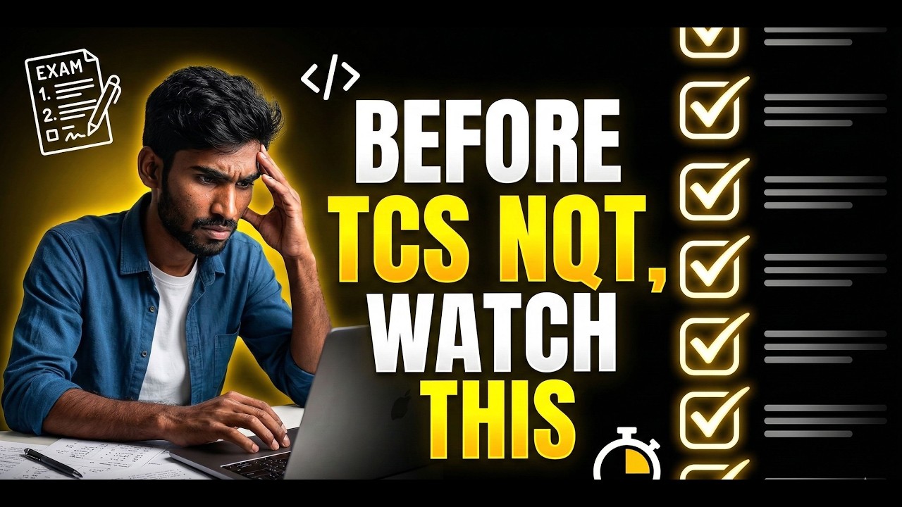 TCS NQT 2026 Important Tips | Watch Before Writing the TCS NQT Exam | Avoid These Mistakes