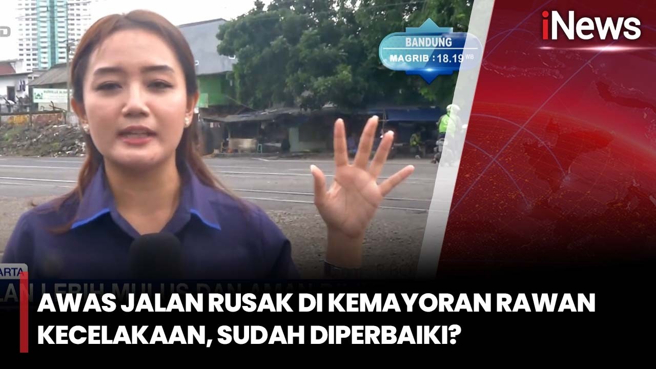 Awas Jalan Rusak di Kemayoran Rawan Kecelakaan, Sudah Diperbaiki? | iNews Sore 21/2