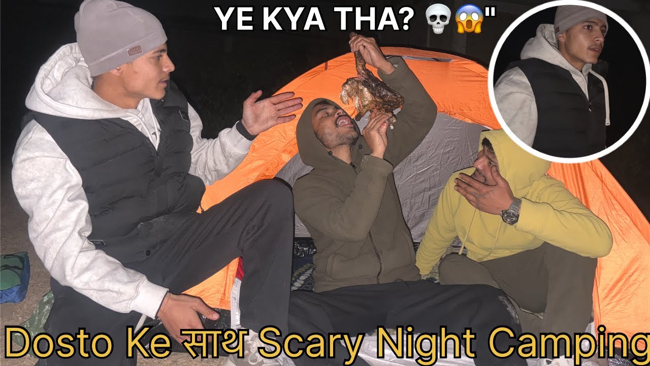 New Year's Night: Doston ke sath scary jungle mai night camping💀🏕️|| Pahadilifestyle Vlog 