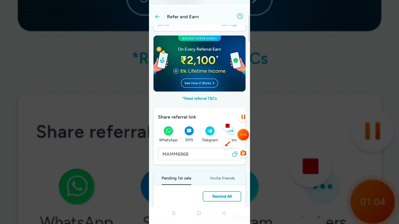 gromo refer and earn 2100 // gromo