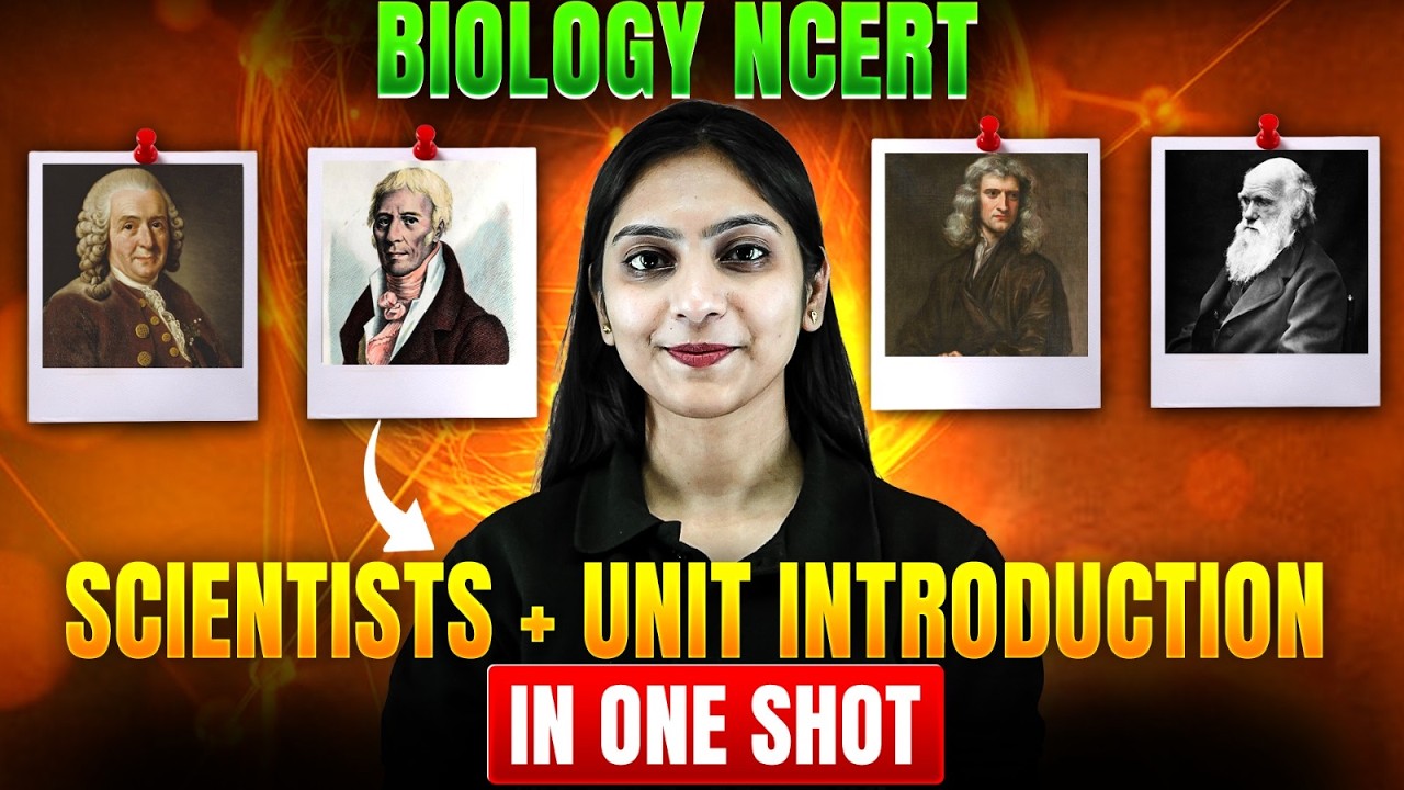 RE-NEET 2026 BIOLOGY NCERT Scientists + Unit Introduction in One Shot