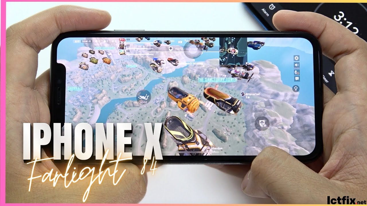 iPhone X Farlight 84 Gaming test | Apple A11
