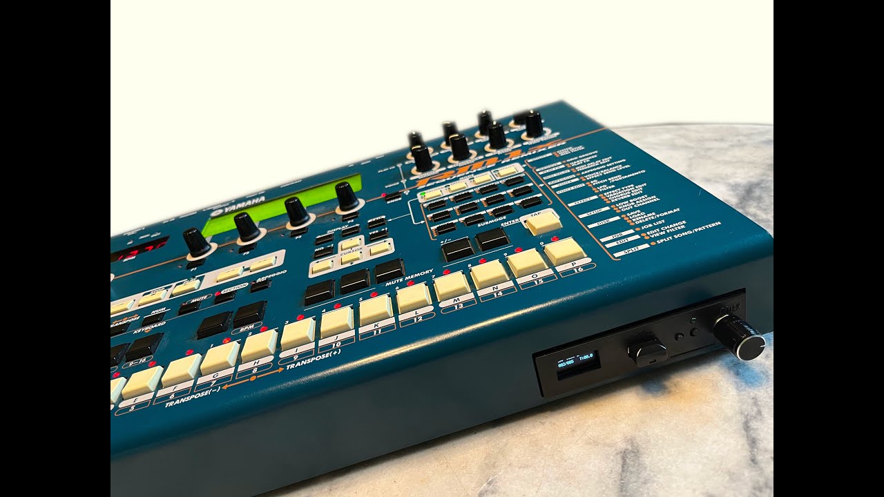 Yamaha Rm1X with Gotek USB floppy emulator drive (FlashFloppy HxC compatible)