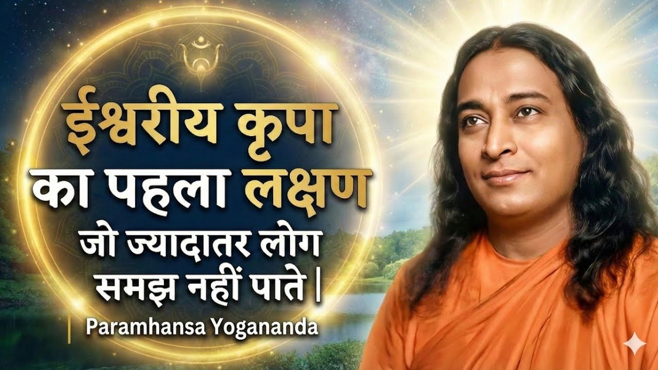 ईश्वरीय कृपा का पहला लक्षण जो ज्यादातर लोग समझ नहीं पाते | Paramhansa Yogananda #yogananda