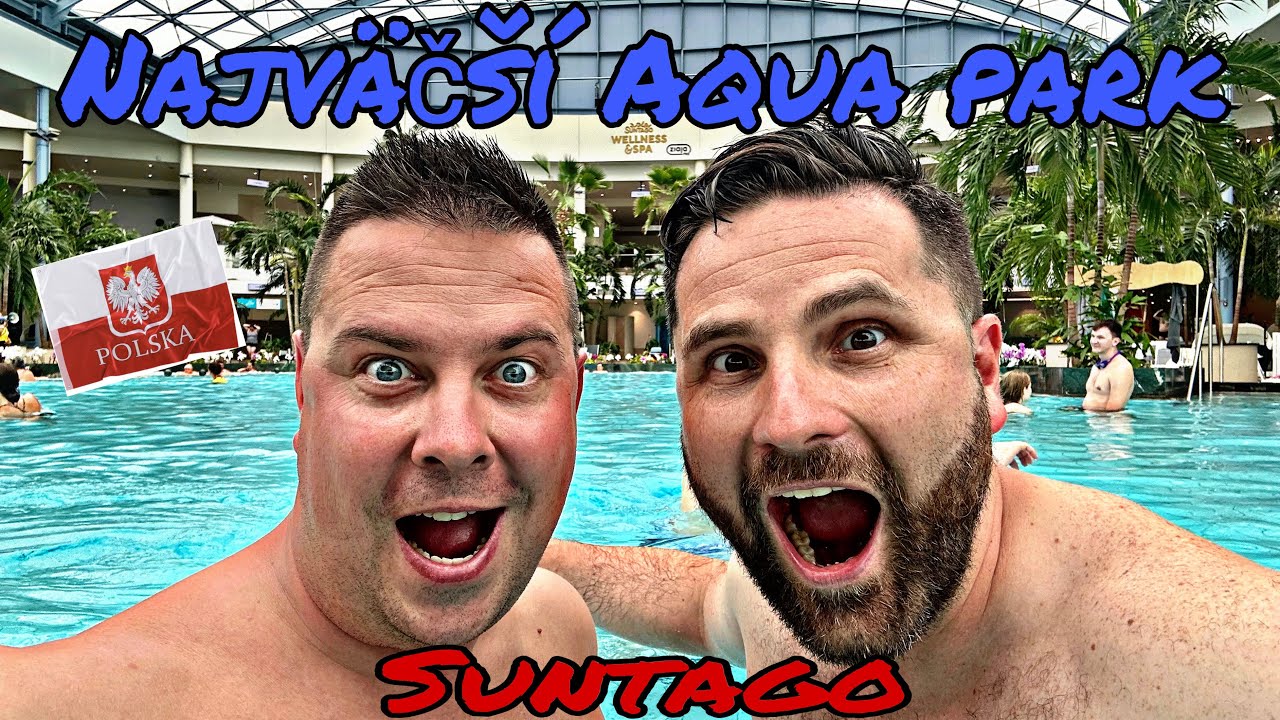 💦AQUA PARK SUNTAGO💦 Varšava Poľsko 🇵🇱 2024 Travel_vlog 4K