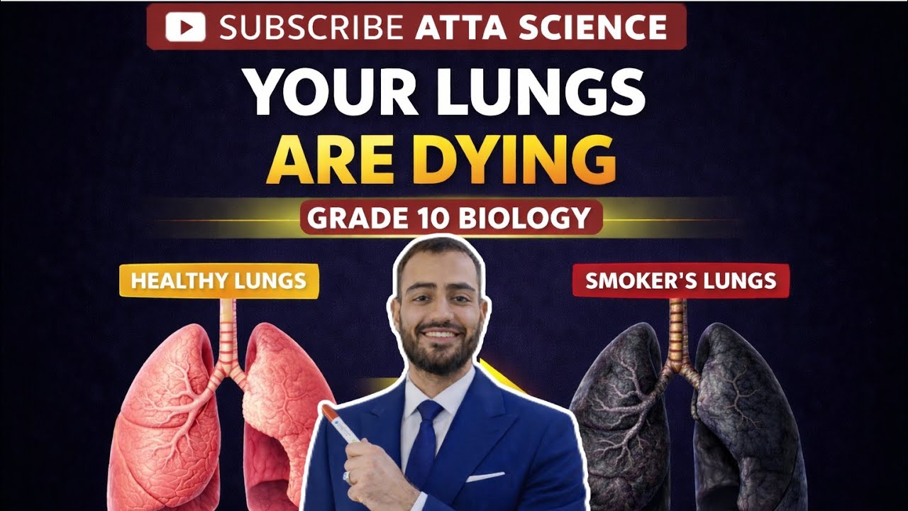 Grade 10 Bio |Unit 1 Lecture 5 | Effect of Smoking on Lungs | How Cigarettes Destroy Lung Functions 