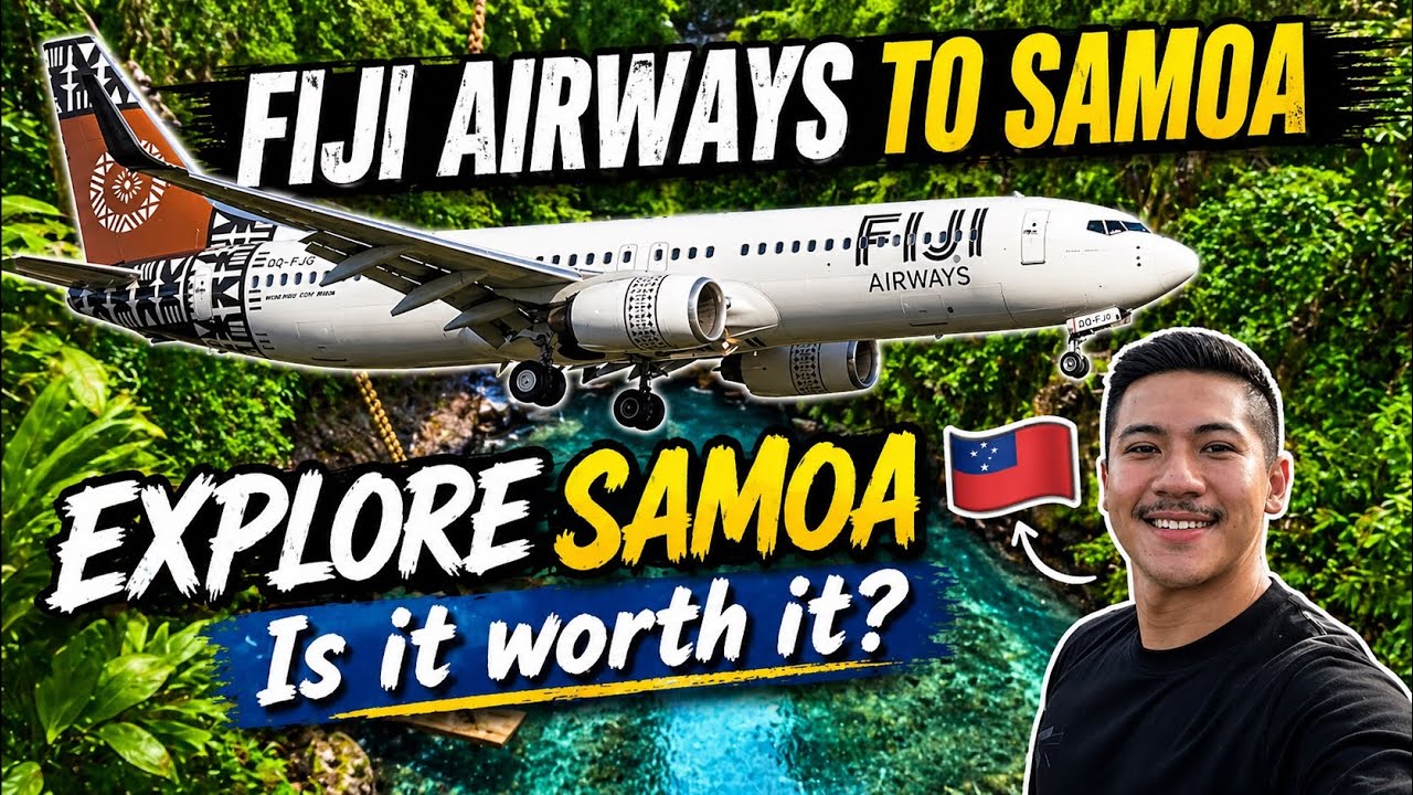 🇼🇸 SAMOA TO THE RESCUE! ADA APA DI SAMOA? REVIEW PENERBANGAN FIJI 🇫🇯 KE SAMOA 🇼🇸
