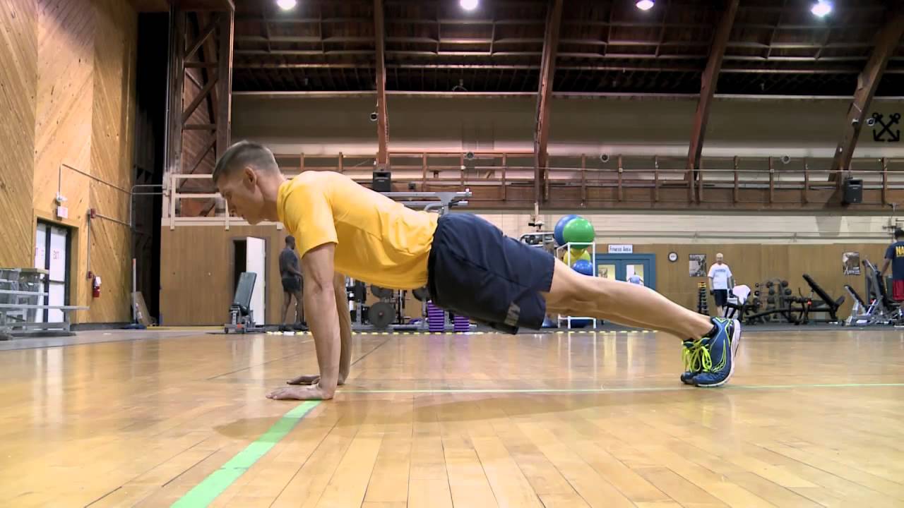 Official Navy PRT Push-up Demonstration