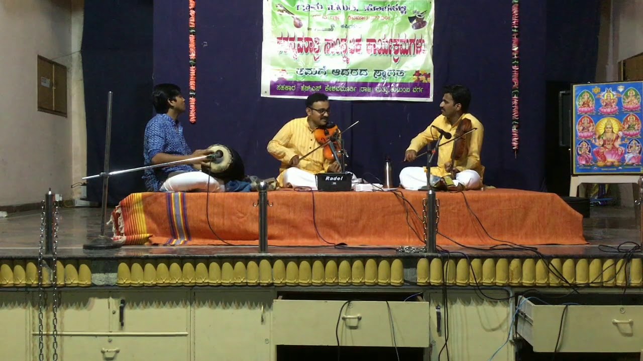 Duet concert with Vid. Vishwajith Mattur & Vid. Sachin Prakash