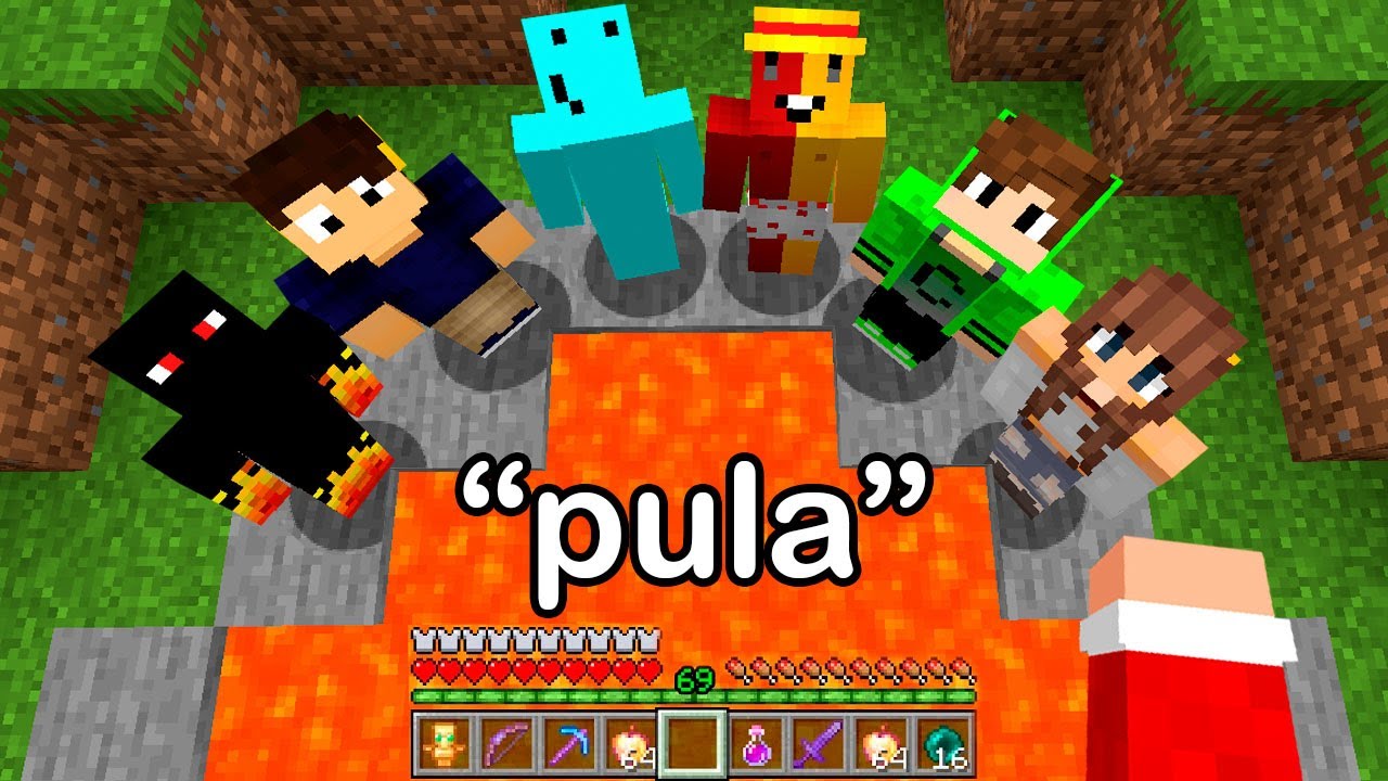 Youtubers de Minecraft Controlam O Meu Jogo...