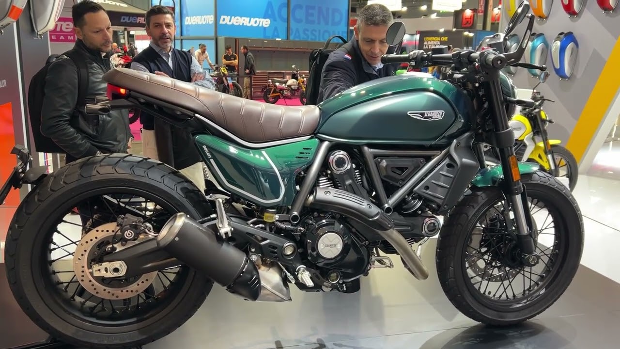 New Ducati Scrambler Nightshift (2026) &ndash; The Ultimate Caf&eacute; Racer? | Emerald Green Walkaround EICMA