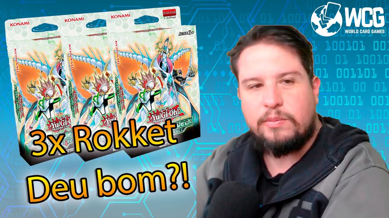 YuGiOh - Estruturando 3x Deck Estrutural: Revolta do Foguete (O que achei !!!)