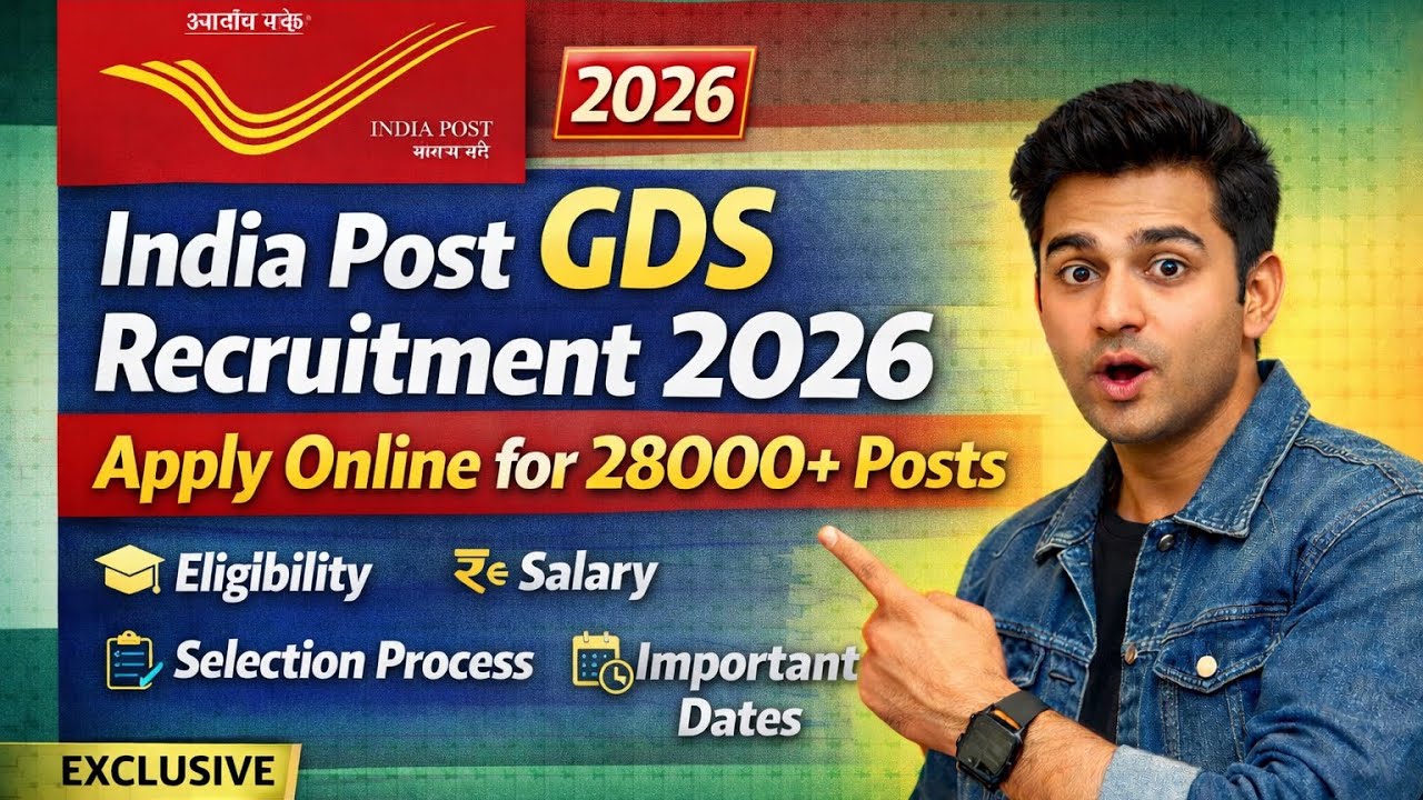 India Post GDS Recruitment 2026 | 28000+ Posts | Apply Online | Salary | Eligibility