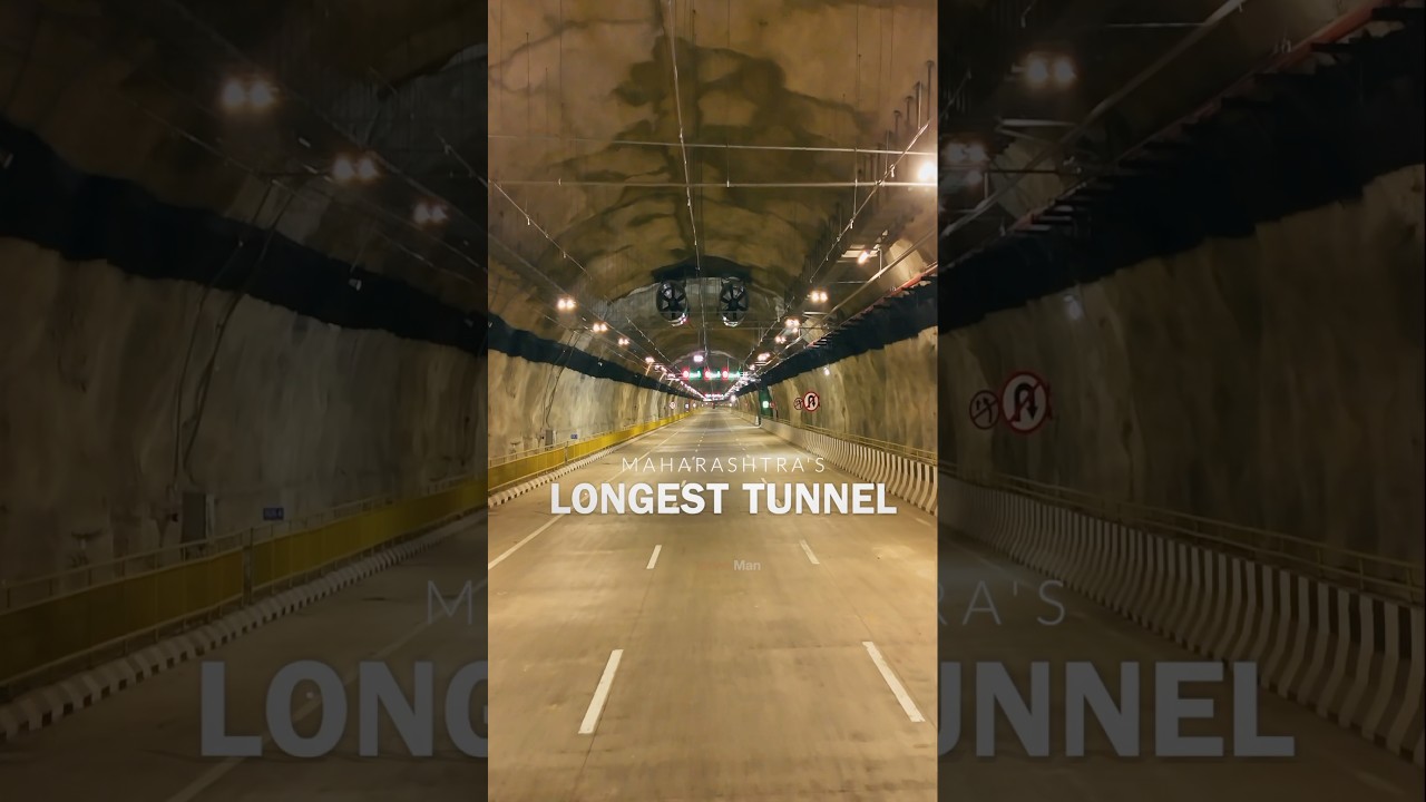 Maharashtra&rsquo;s Longest Igatpuri Tunnel | Samruddhi Mahamarg #samruddhimahamarg  #droneman #igatpuri