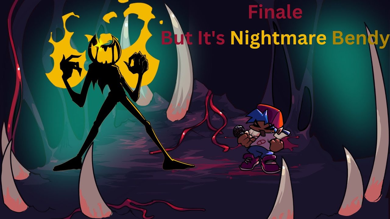 Finale, But Nightmare Bendy Sings It | Vs Imposter V4 | Indie Cross | FNF