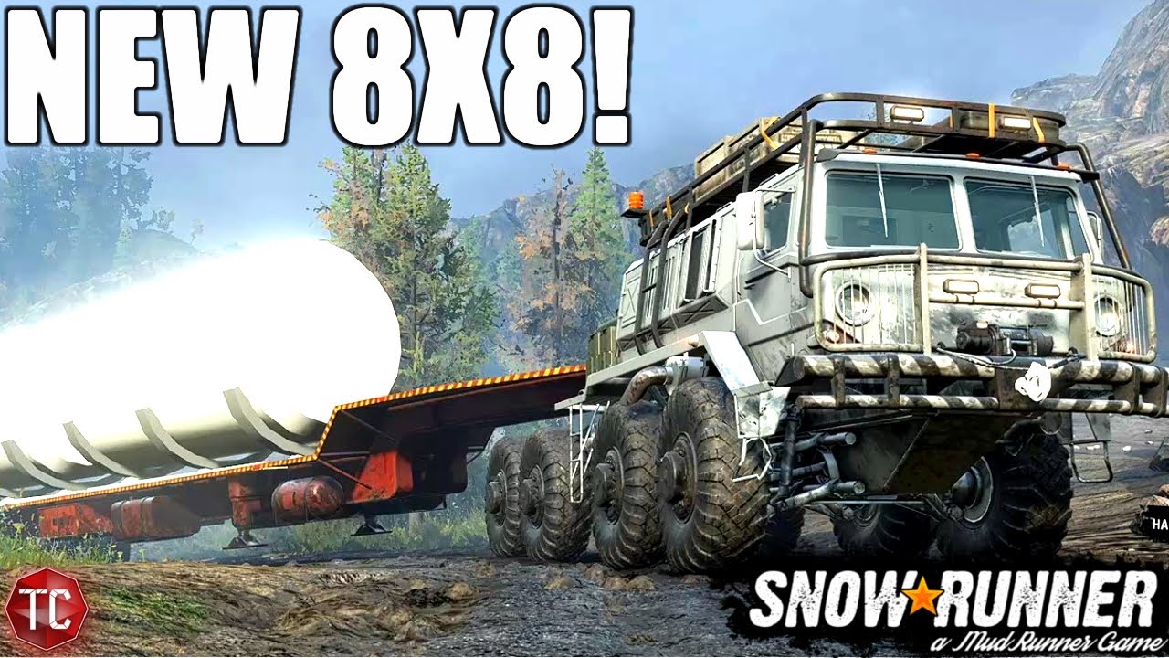 SnowRunner: PHASE 4! The NEW, ULTIMATE 8X8! ZikZ 605R