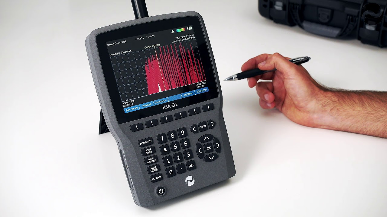 HSA-Q1 - Handheld RF Spectrum Analyser