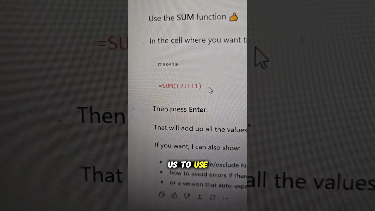 ChatGPT generates perfect Excel formulas instantly #shorts #microsoftofficetips #exceltips