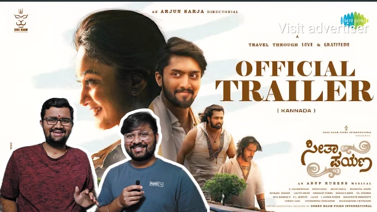 Seetha Payana Kannada Official Trailer Reaction | Niranjan, Aishwarya | Arjun Sarja | Dhruva Sarja