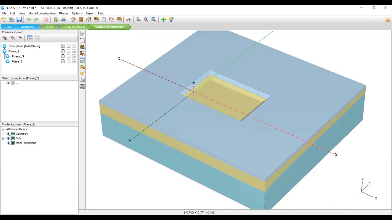 Совместная работа ЛИРА 10 и Plaxis 3D