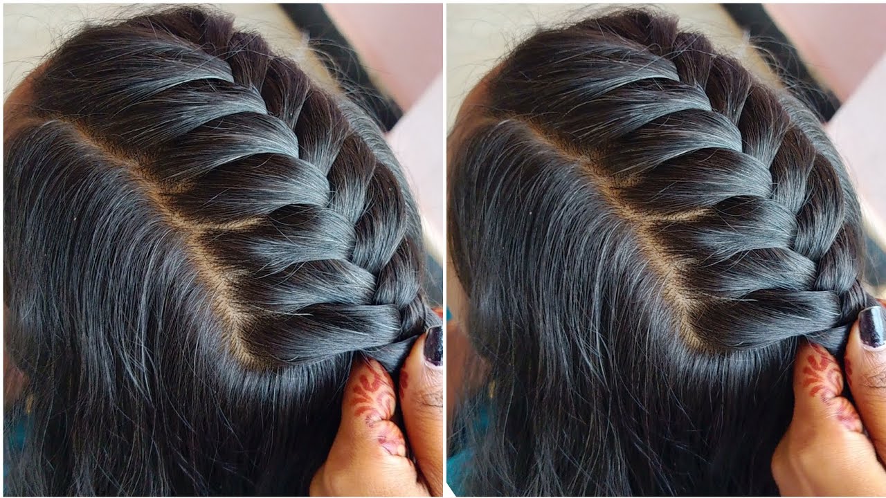 Amazing & Unique Hairstyle For Beginners_ Simple Graceful Hairstyle_ Stylish Hairstyle #hairstyles