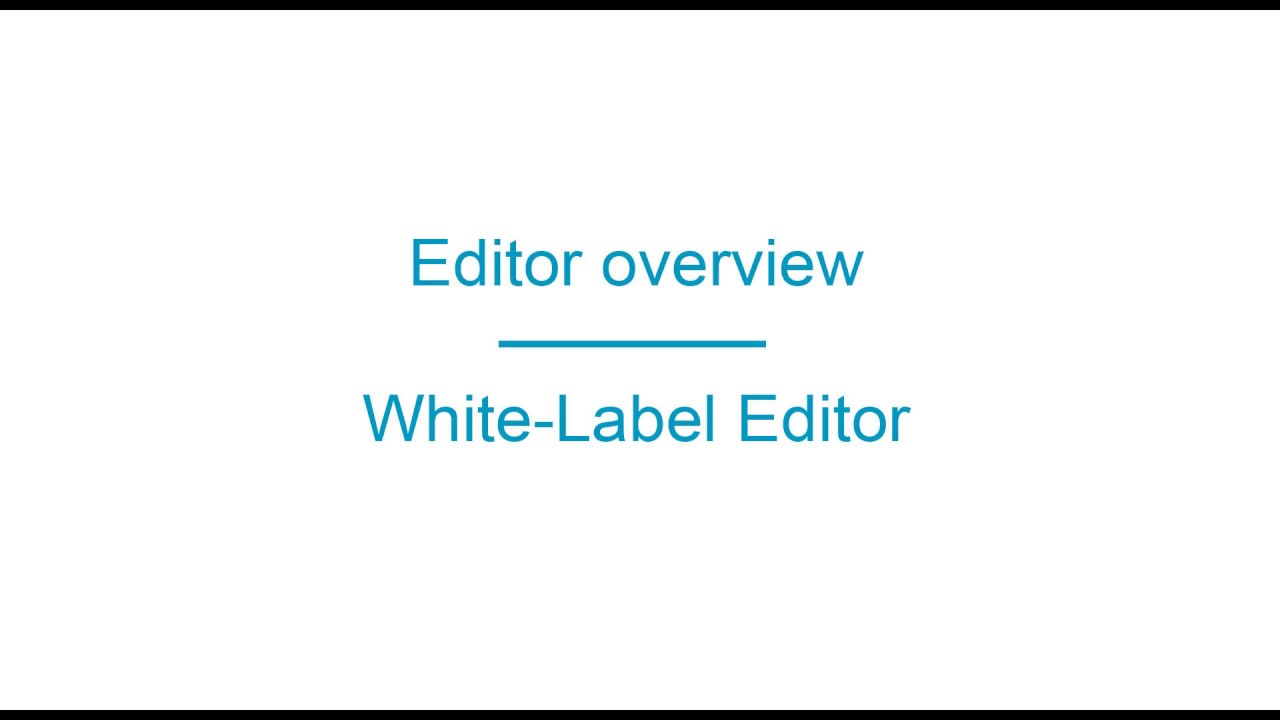 White Label Editor - Apps Tech Global