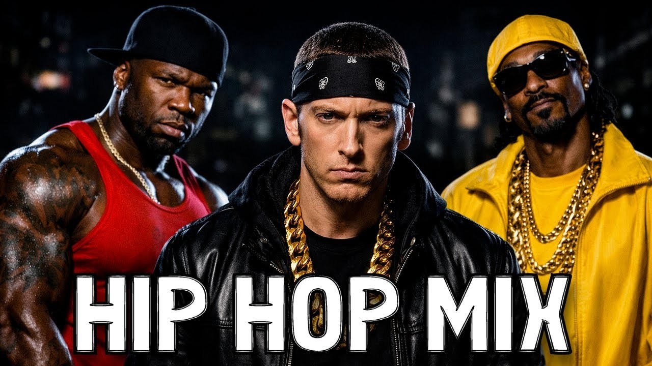 TOP OLD SCHOOL HIP HOP - Eminem, 50 Cent, Snoop Dogg, Ice Cube, 2Pac, Dre, DMX, Method Man, Redman