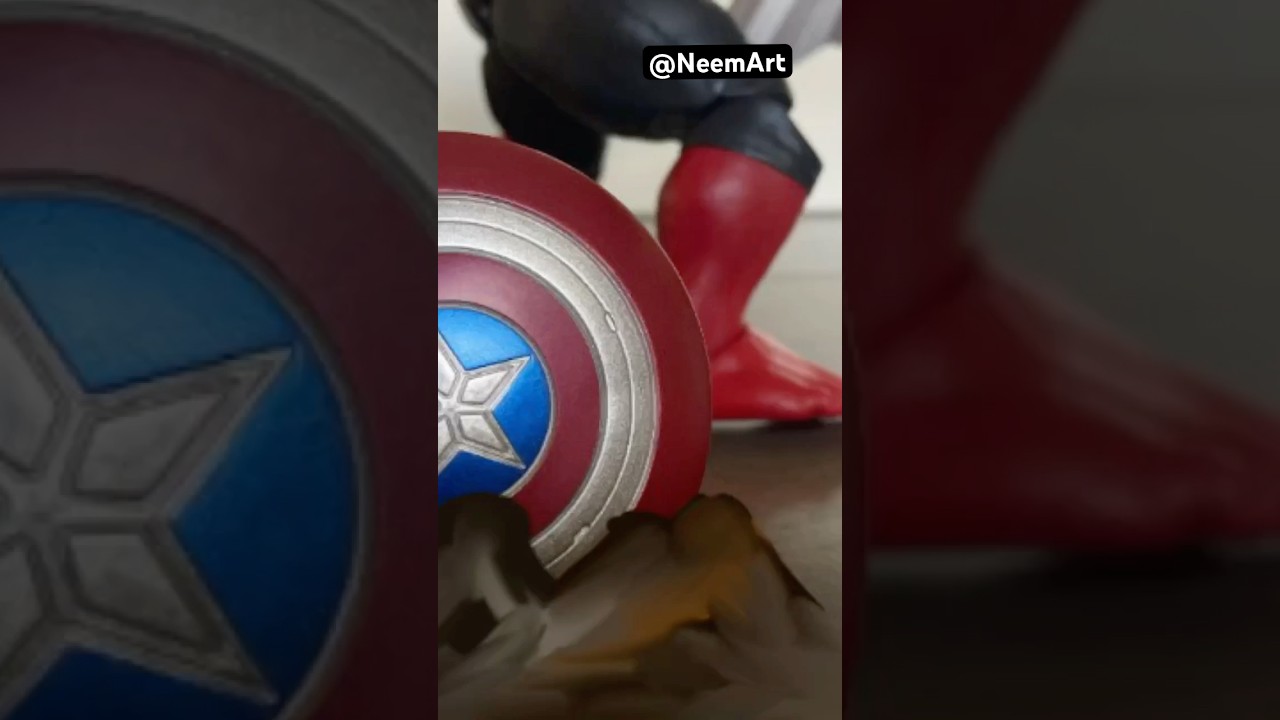 Captain America vs Red Hulk STOP MOTION! 4K 
