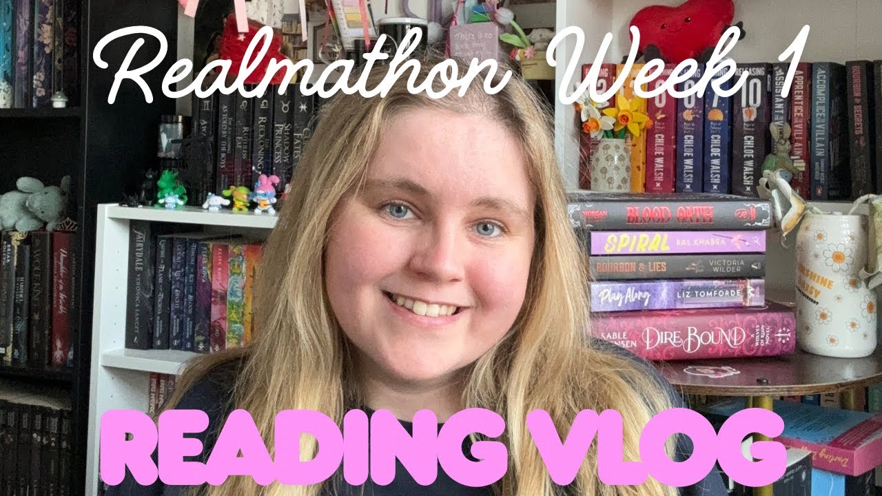 I Just Want To Finish A Book! l Realmathon Week One Reading Vlog